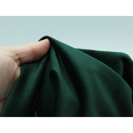 Velours ras coton organique coloris vert sapin Velours ras coton organique coloris vert sapin