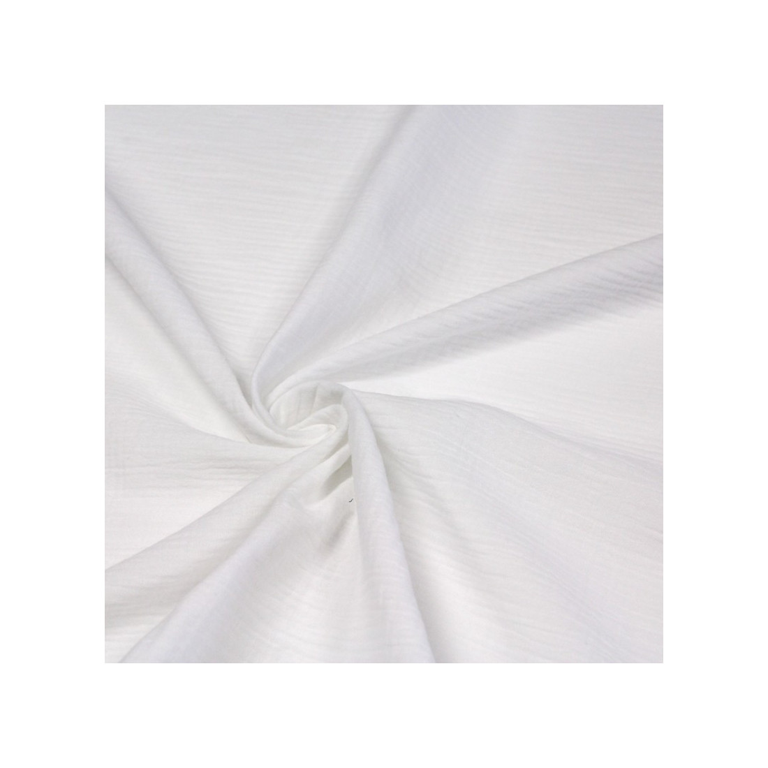 lange blanc gaze de coton