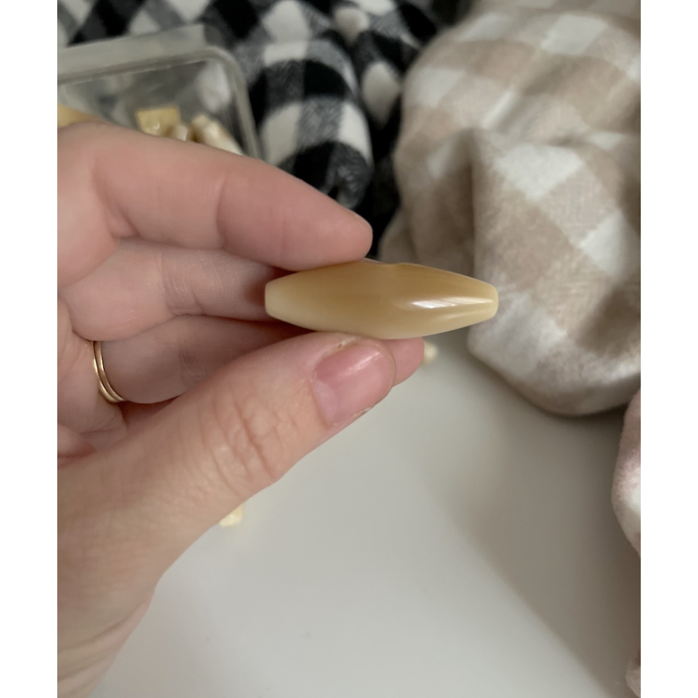 Bouton buchette vintage teintes naturelles 40mm Batikou - 4