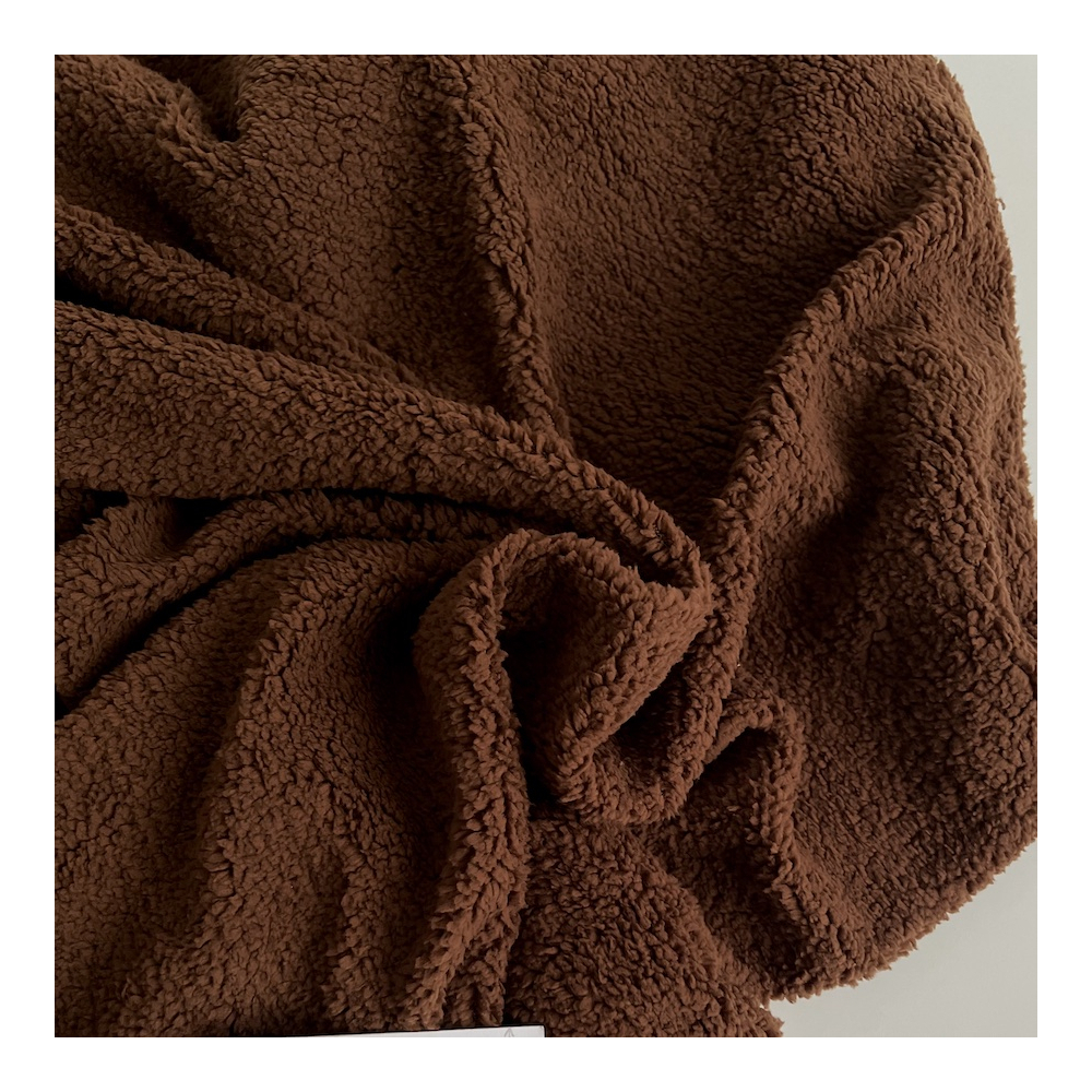 Teddy / moumoute bouclé coloris châtaigne