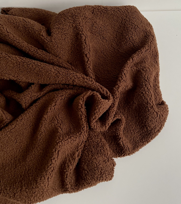 Teddy / moumoute bouclé coloris châtaigne