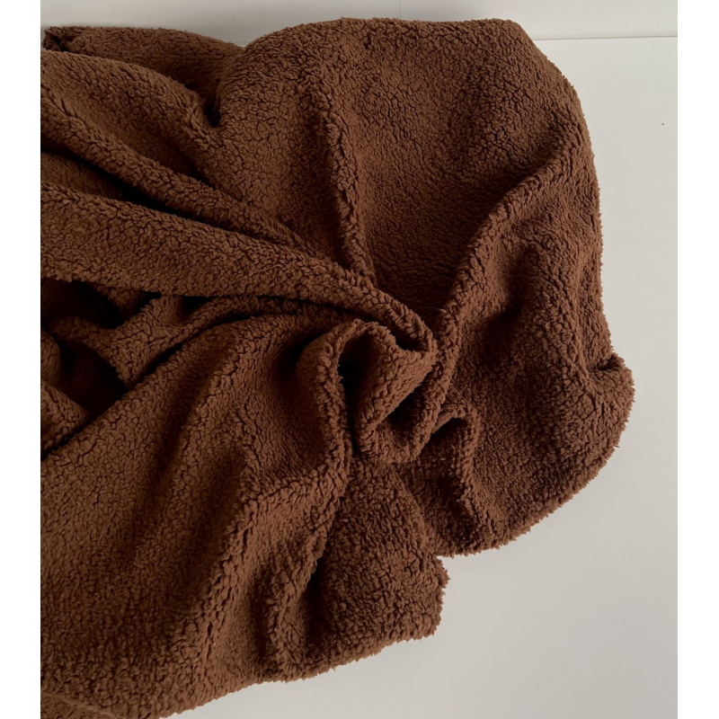 Teddy / moumoute bouclé coloris châtaigne