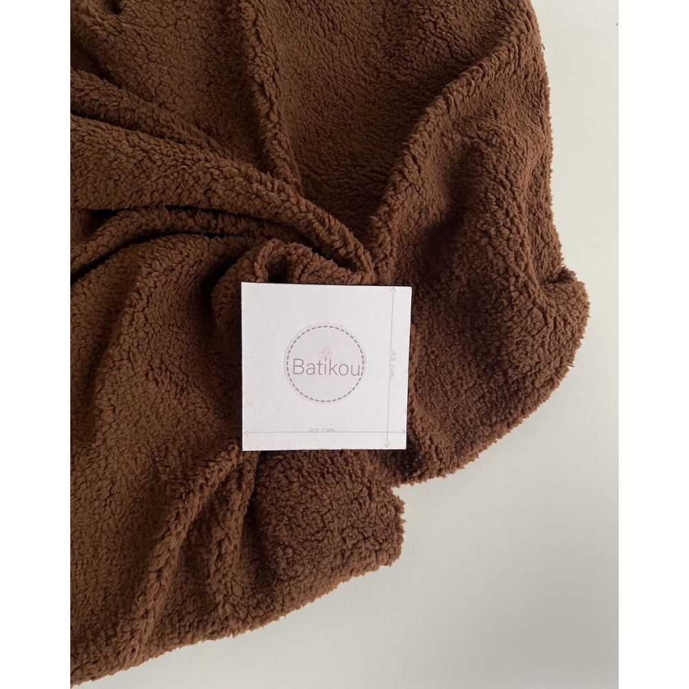 Teddy / moumoute bouclé coloris châtaigne