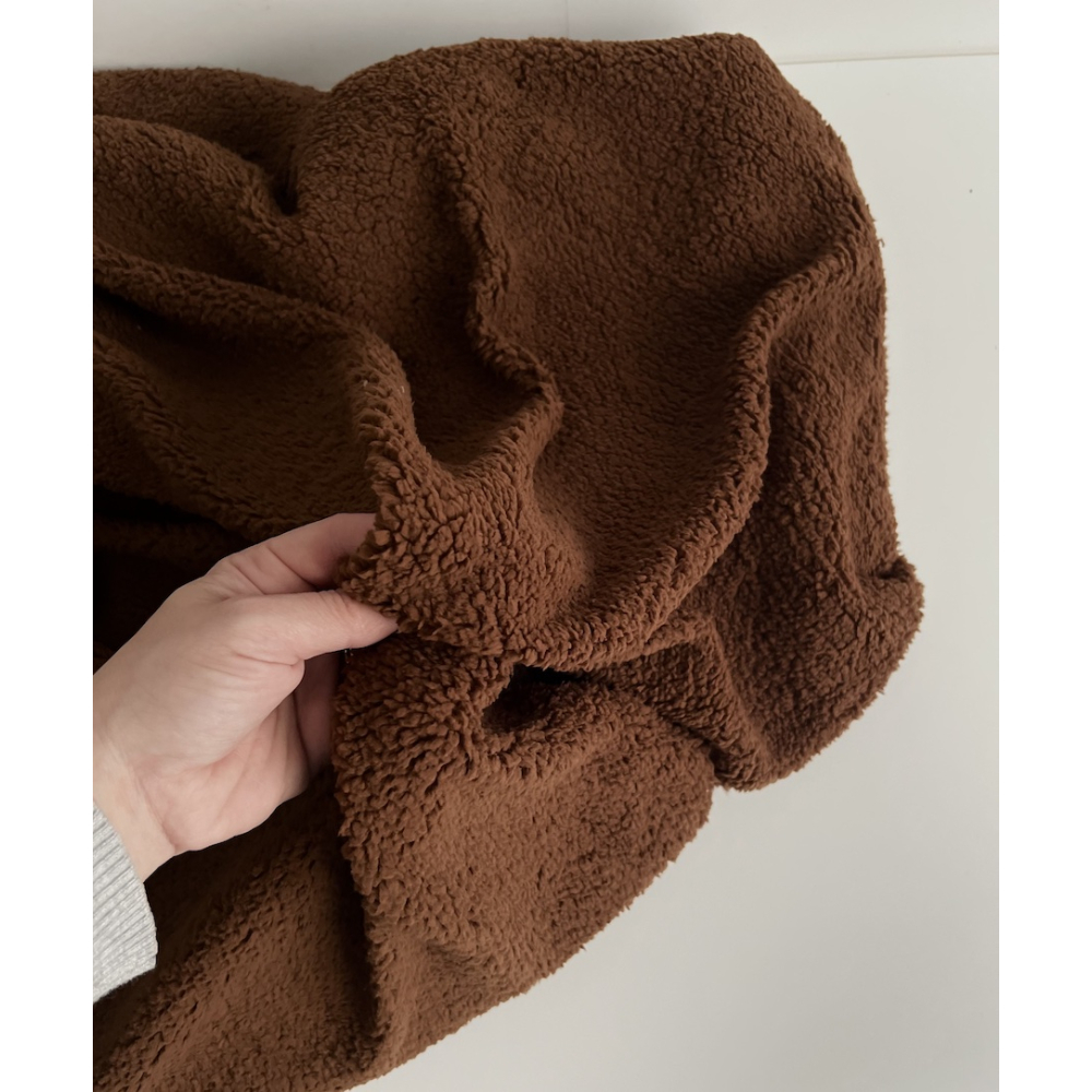 Teddy / moumoute bouclé coloris châtaigne