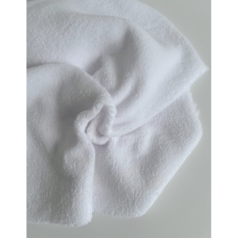 Teddy / moumoute bouclé coloris blanc