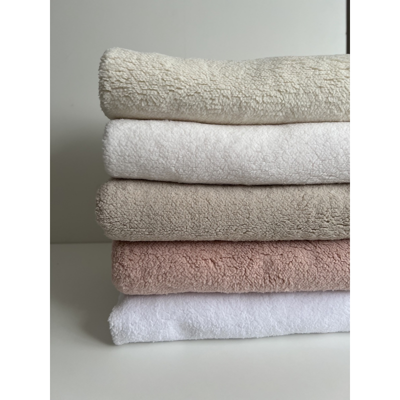 Teddy / moumoute bouclé coloris blanc