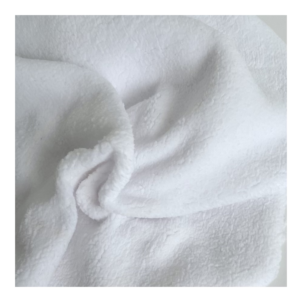 Teddy / moumoute bouclé coloris blanc