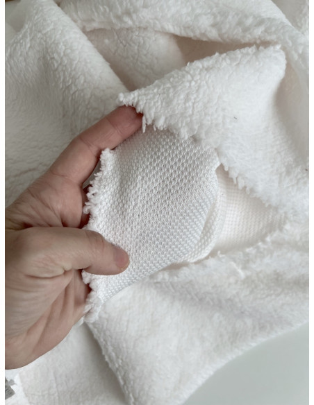 Teddy / moumoute bouclé coloris lait