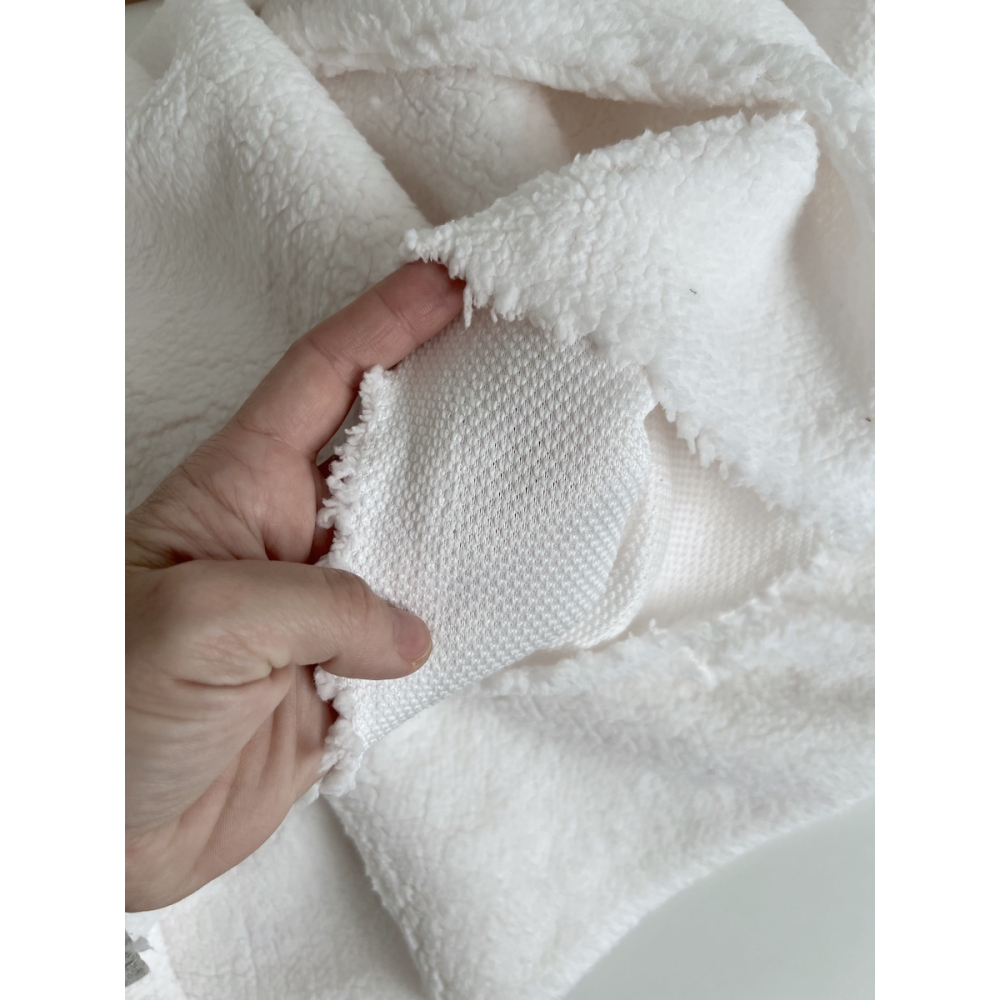 Teddy / moumoute bouclé coloris lait