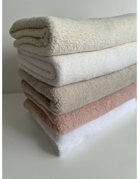 Teddy / moumoute bouclé coloris lait