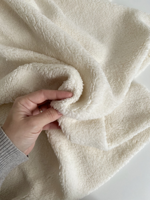 Teddy / moumoute bouclé coloris écru