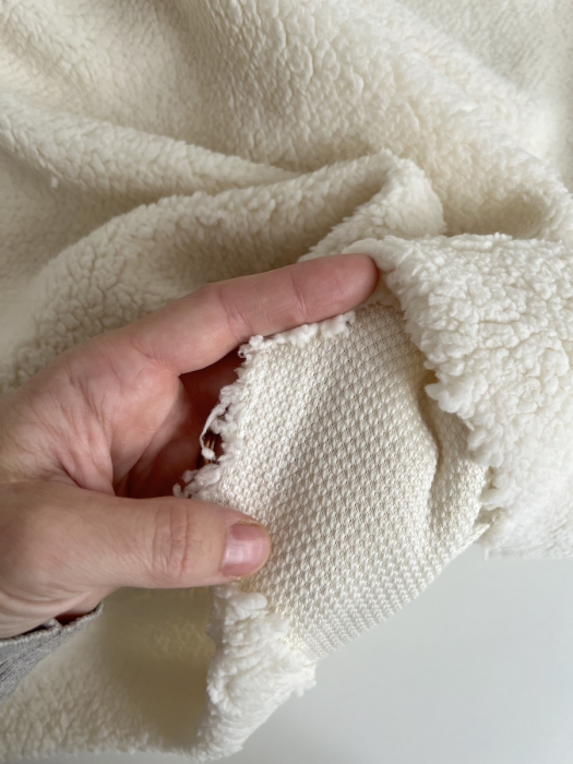 Teddy / moumoute bouclé coloris écru