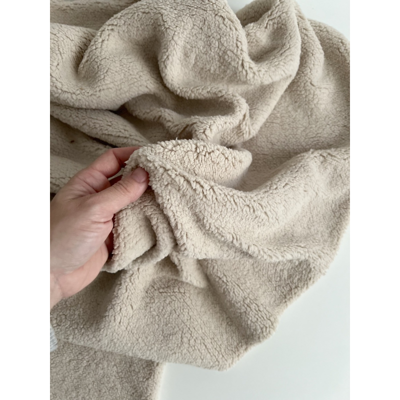 Teddy / moumoute bouclé coloris grège