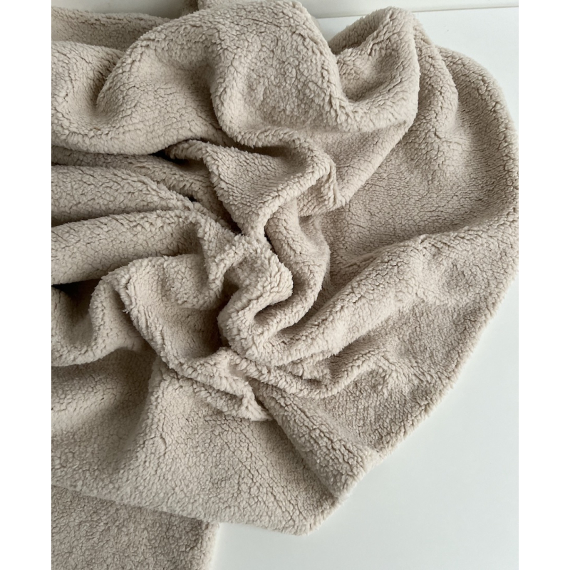 Teddy / moumoute bouclé coloris grège