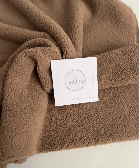 Teddy / moumoute bouclé coloris Cappuccino Mailles - 6