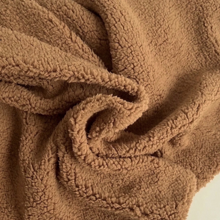 Teddy / moumoute bouclé coloris ourson