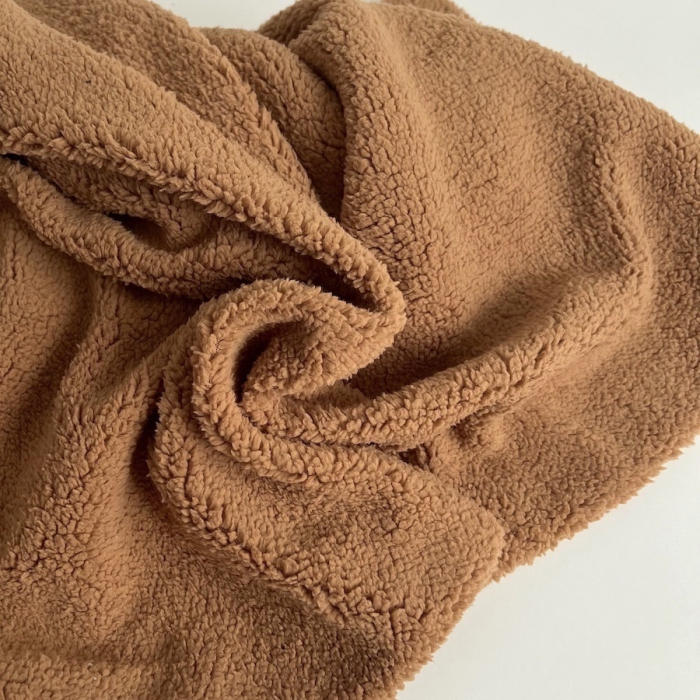 Teddy / moumoute bouclé coloris ourson