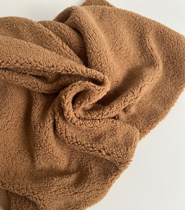 Teddy / moumoute bouclé coloris ourson