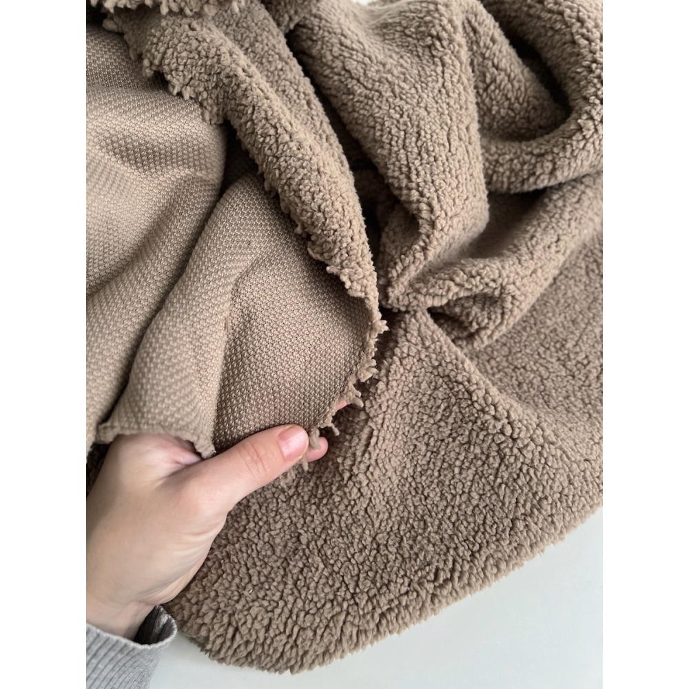 Teddy / moumoute bouclé coloris Ficelle