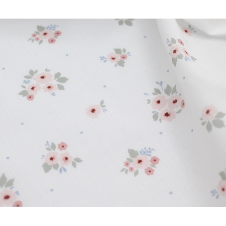 ROZEN - Batiste de coton BIO imprimé exclusif / SILKYNE ROZEN - Batiste de coton BIO imprimé exclusif / SILKYNE