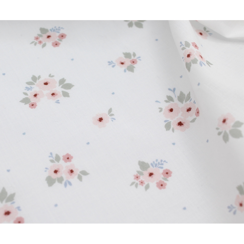 ROZEN - Batiste de coton BIO imprimé exclusif / SILKYNE