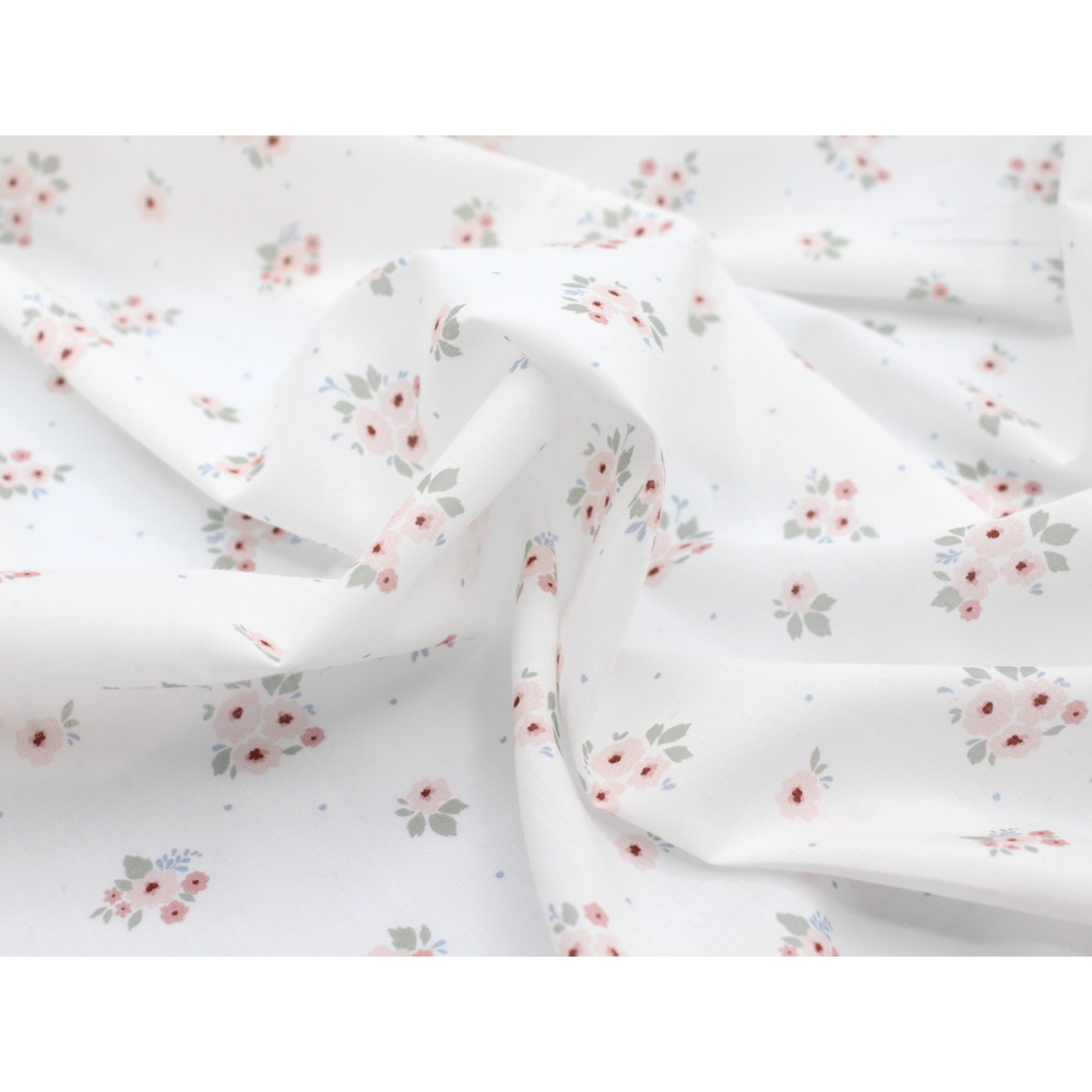 ROZEN - Batiste de coton BIO imprimé exclusif / SILKYNE