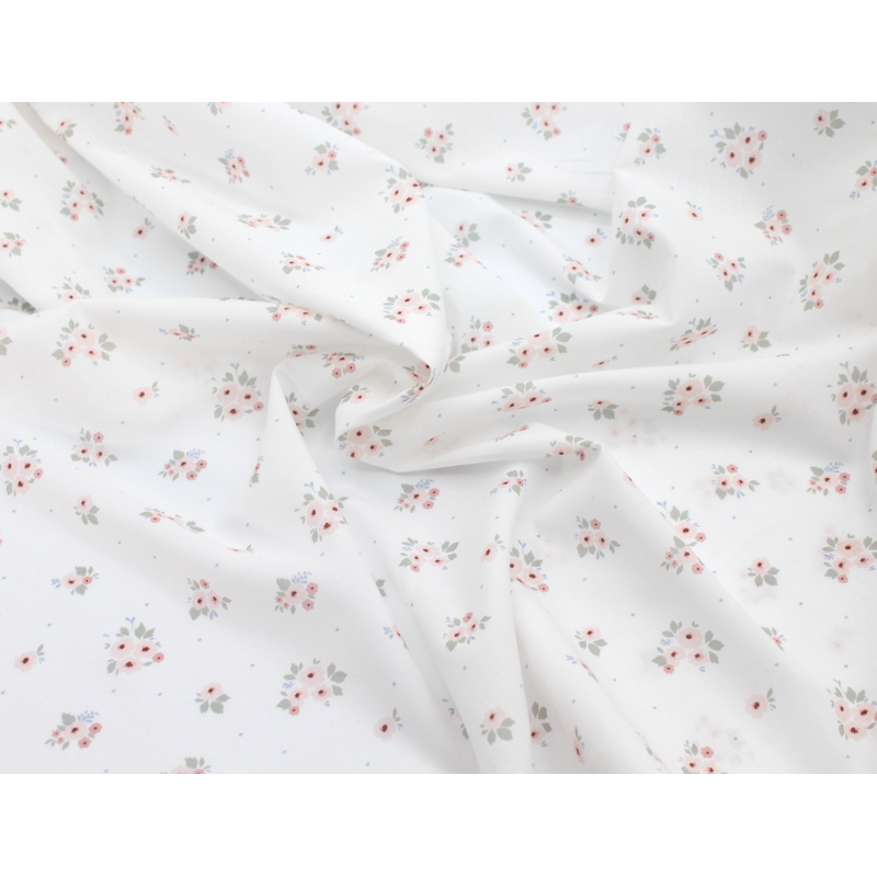 ROZEN - Batiste de coton BIO imprimé exclusif / SILKYNE