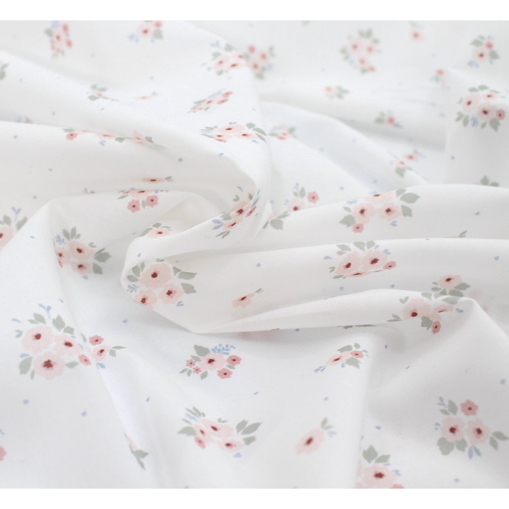 ROZEN - Batiste de coton BIO imprimé exclusif / SILKYNE