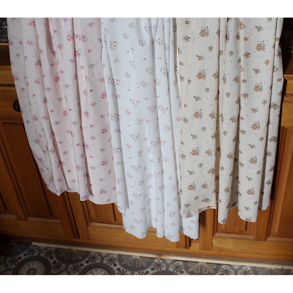 ROZEN - Batiste de coton BIO imprimé exclusif / SILKYNE