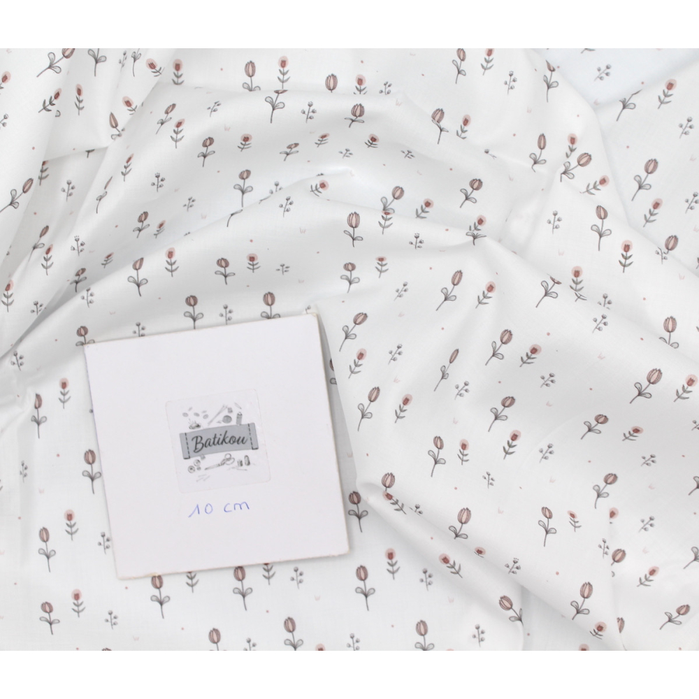 Batiste de coton motif exclusif Les Yeux fripons x Batikou