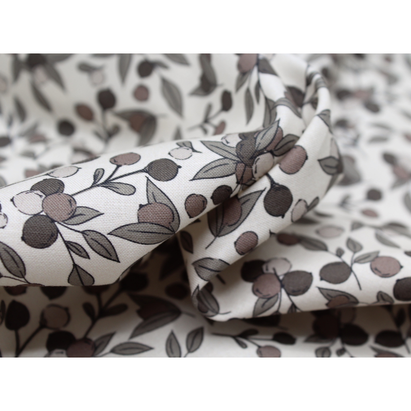 Popeline de coton douce imprimé exclusif berries / SWEET