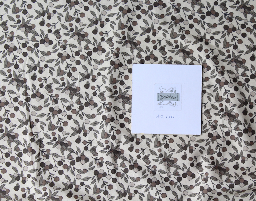 Popeline de coton douce imprimé exclusif berries / SWEET