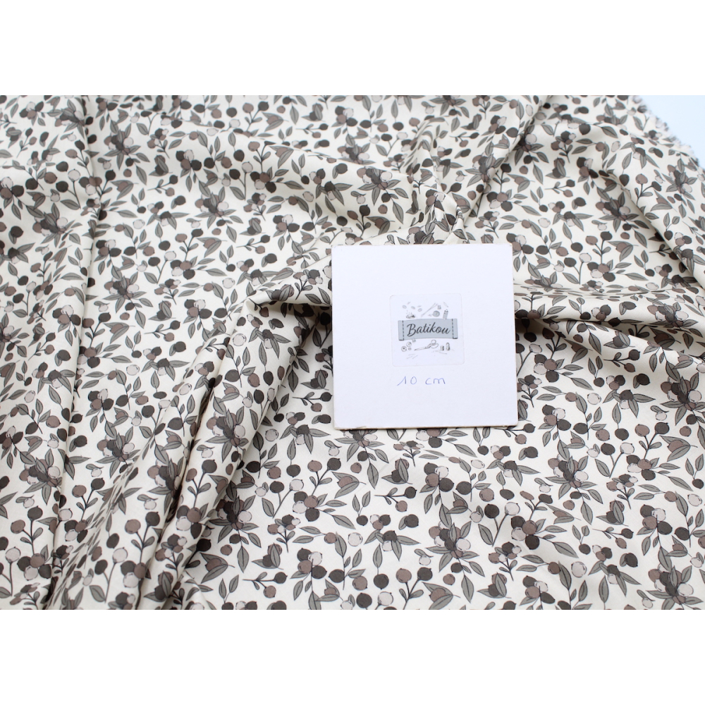 Popeline de coton douce imprimé exclusif berries / SWEET