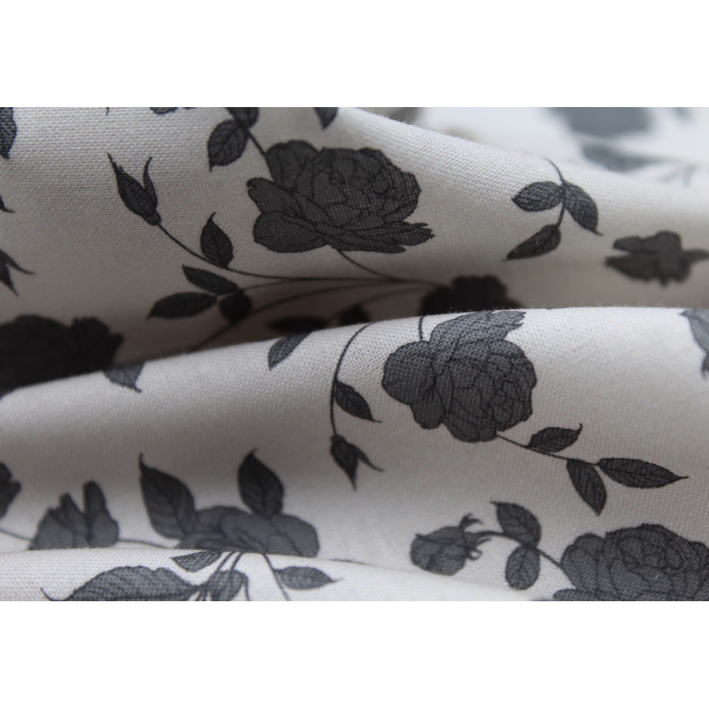 Popeline de coton douce imprimé exclusif Pinku / SWEET