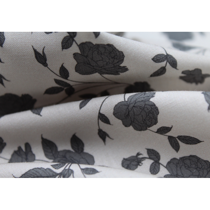 Popeline de coton douce imprimé exclusif Pinku / SWEET