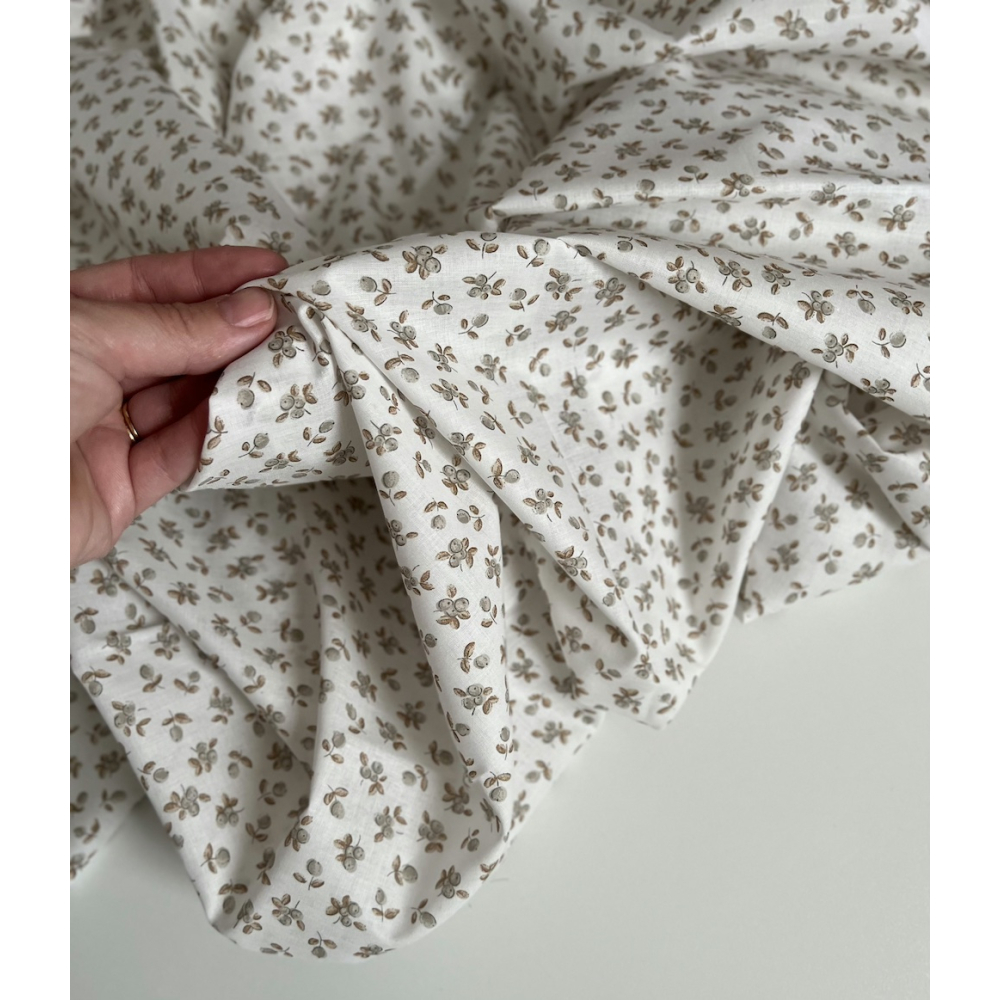 Nino - Batiste de coton BIO imprimé petits fruits