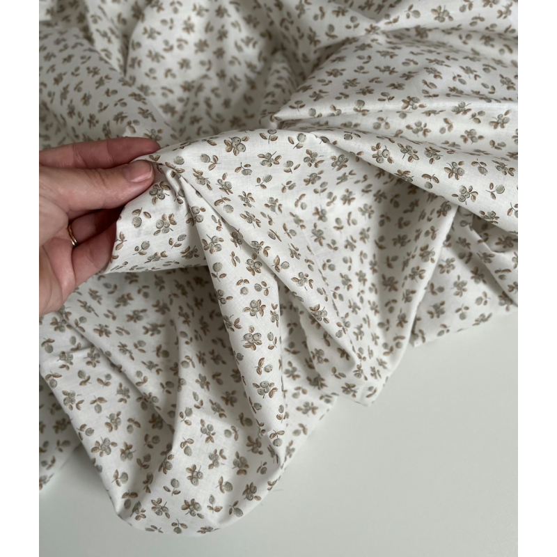 Nino - Batiste de coton BIO imprimé petits fruits