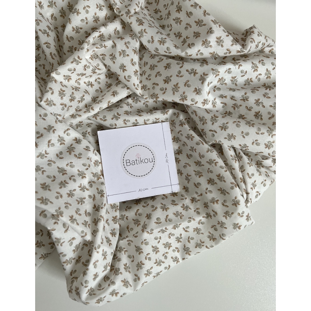 Nino - Batiste de coton BIO imprimé petits fruits