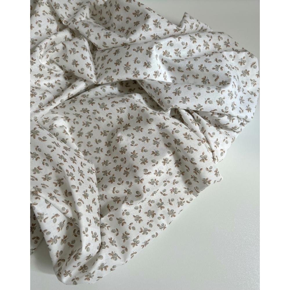 Nino - Batiste de coton BIO imprimé petits fruits