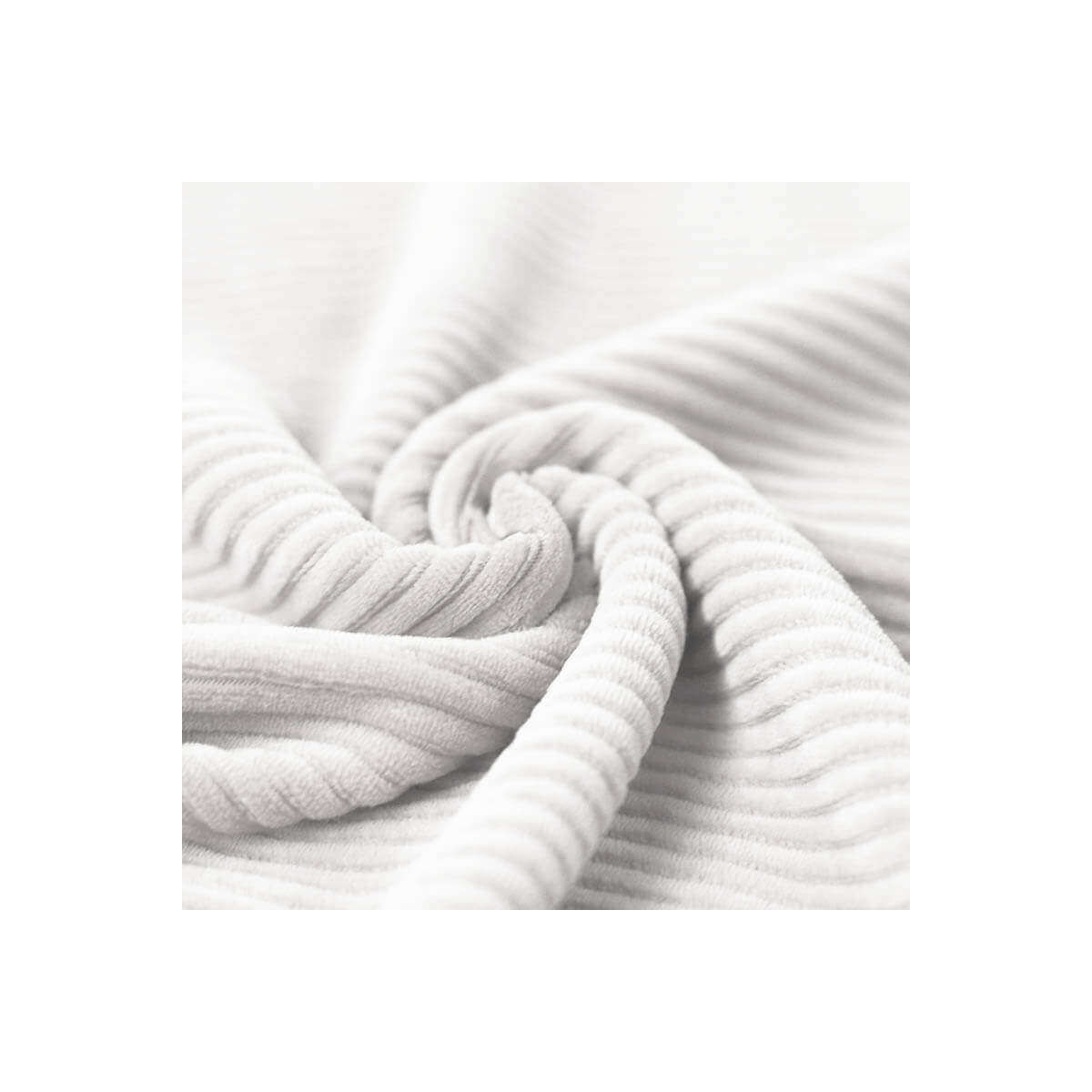 Velours jersey grosses côtes coton coloris lait Velours jersey grosses côtes coton coloris lait
