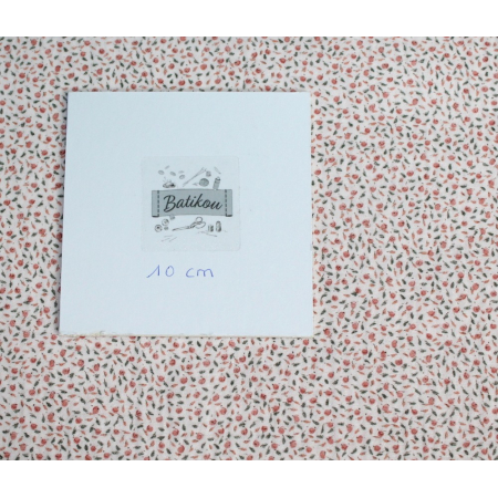 Double gaze de coton BIO rose poudré à motifs fruités Tissus issus de l'agriculture biologique  - 2 Double gaze de coton BIO rose poudré à motifs fruités Tissus issus de l'agriculture biologique  - 2