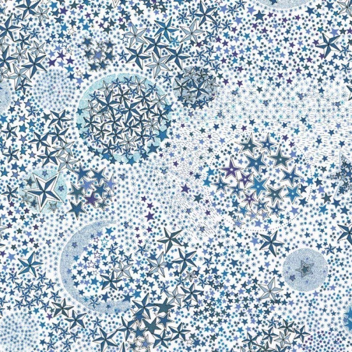 Liberty Adelajda nuances de bleu canard