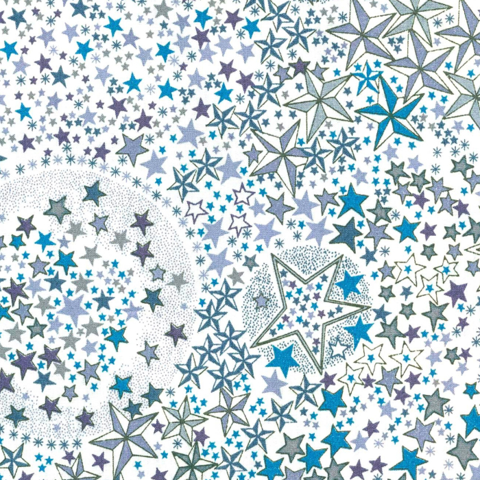 Liberty Adelajda nuances de bleu canard