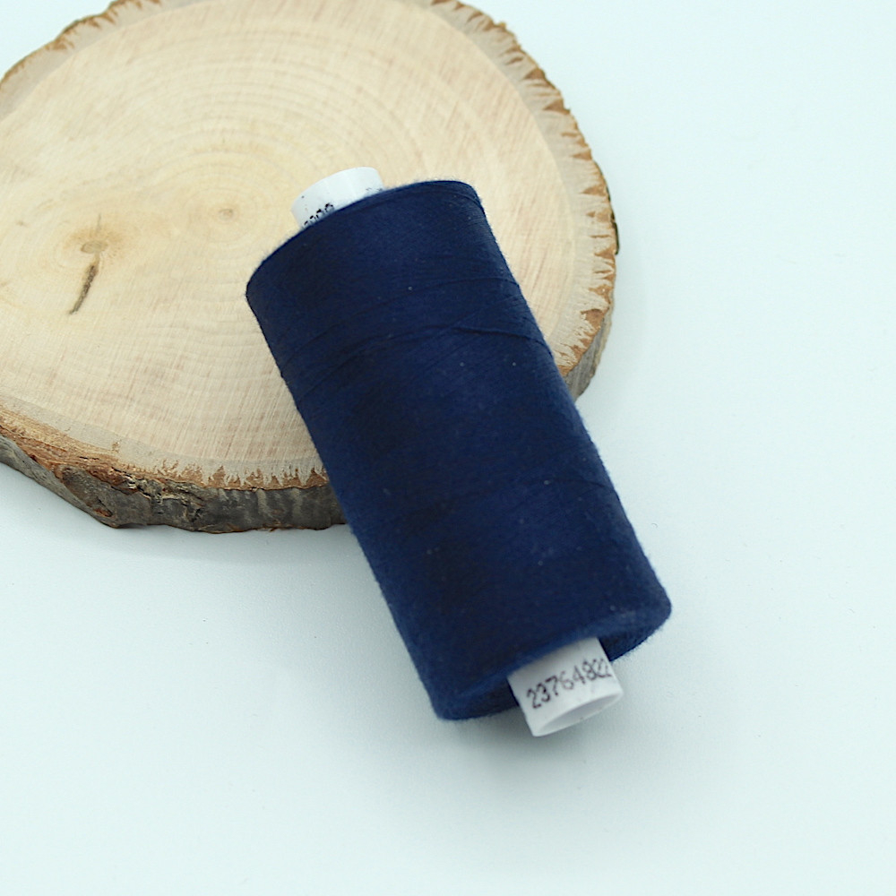 Fil à coudre 1000m Coats Coloris bleu marine