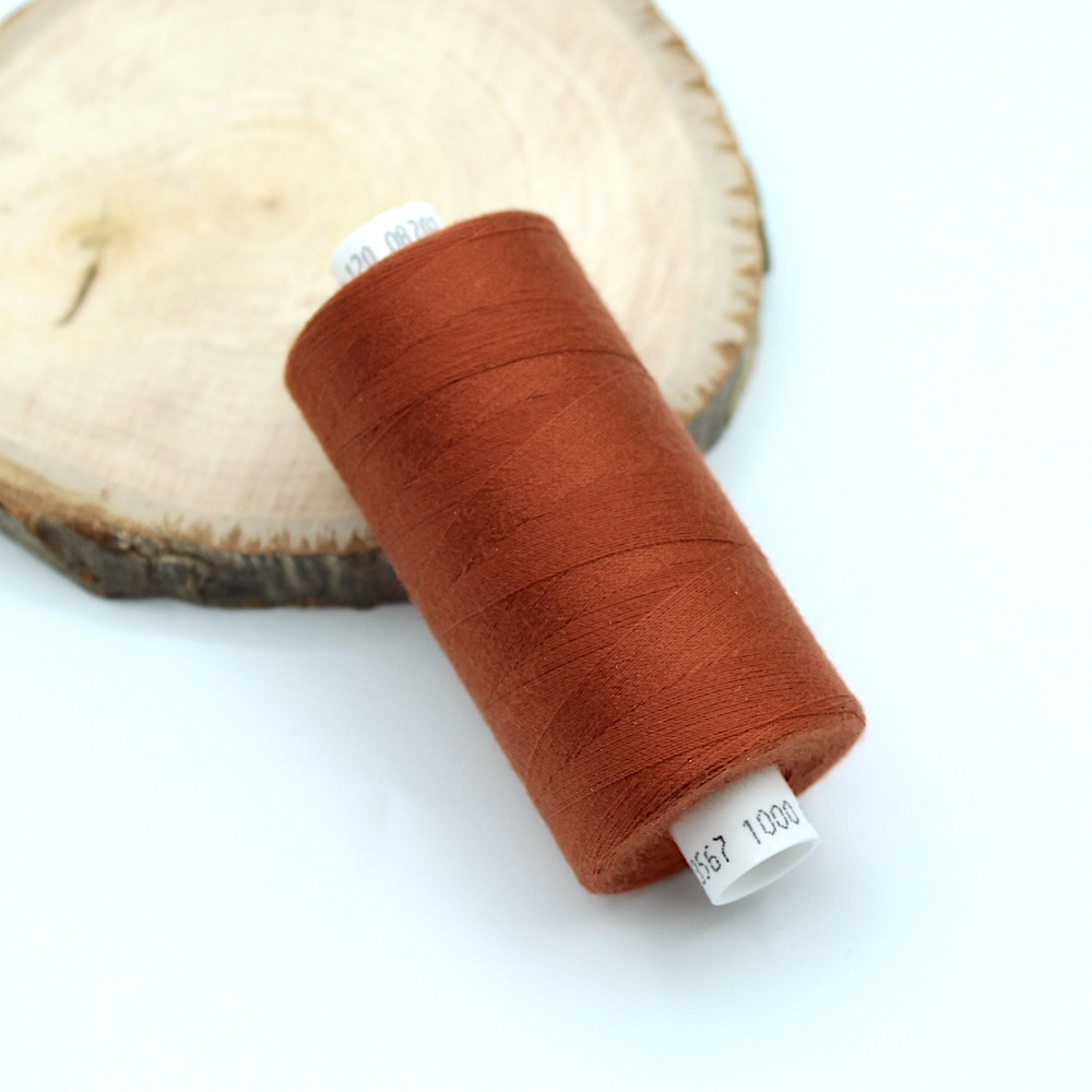 Fil à coudre 1000m Coats Coloris roux écureuil