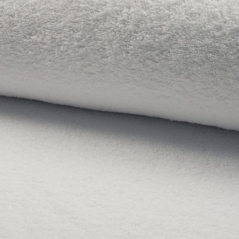 Coton éponge coloris blanc