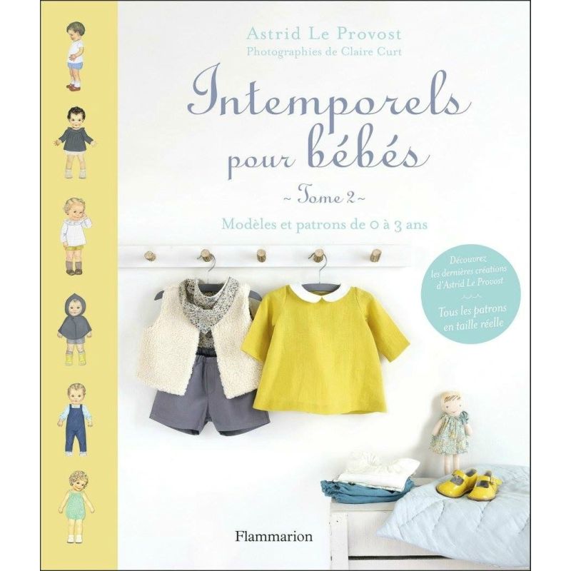 Livre Patrons de couture Tome 2 intemporels pour bébés