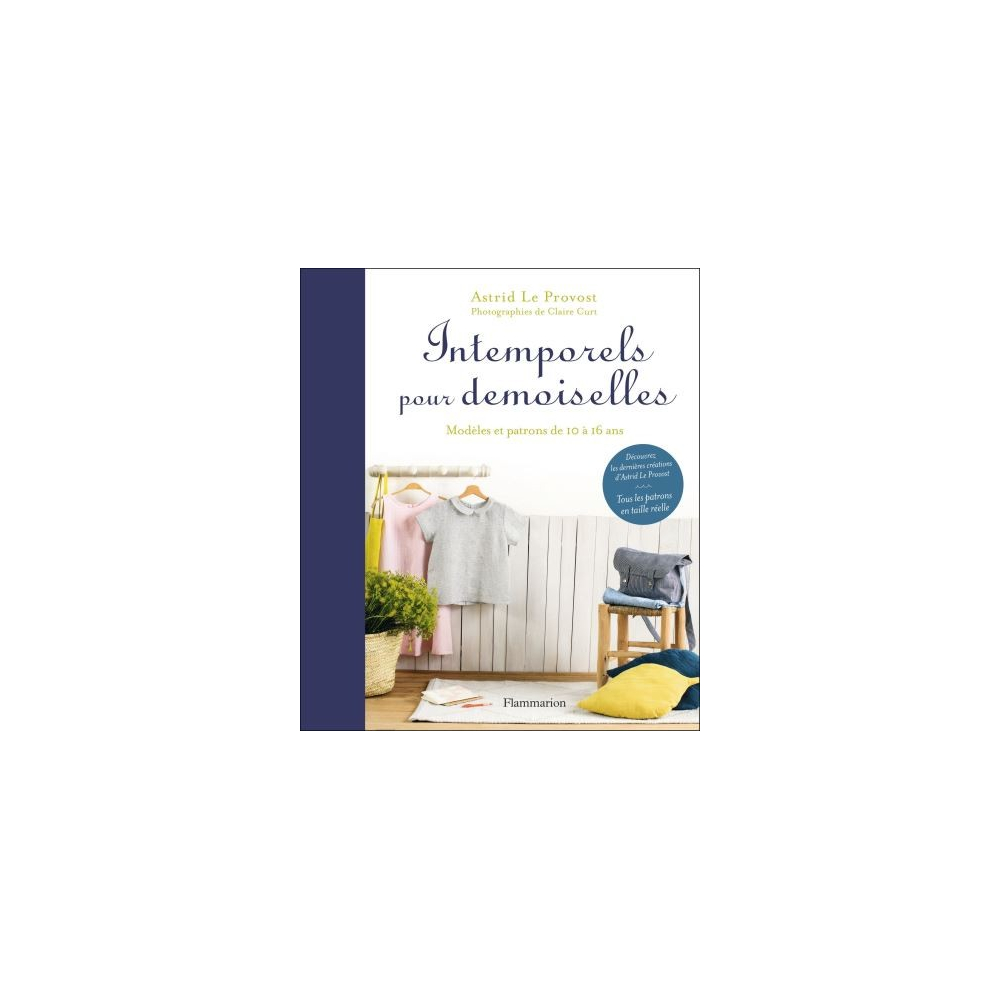 Livre Patrons de couture nouveaux intemporels pour demoiselles 10 au 16ans