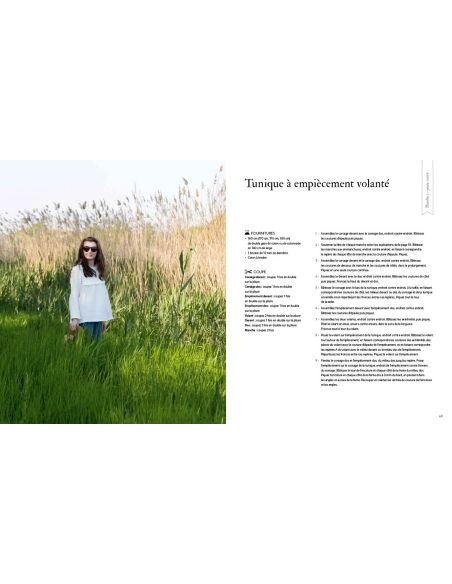 Livre Patrons de couture nouveaux intemporels pour demoiselles 10 au 16ans