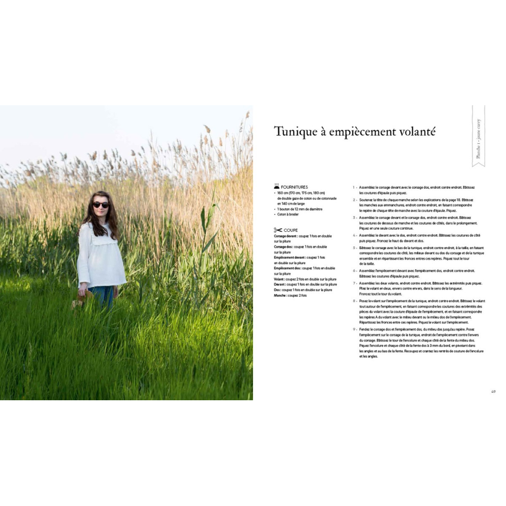 Livre Patrons de couture nouveaux intemporels pour demoiselles 10 au 16ans